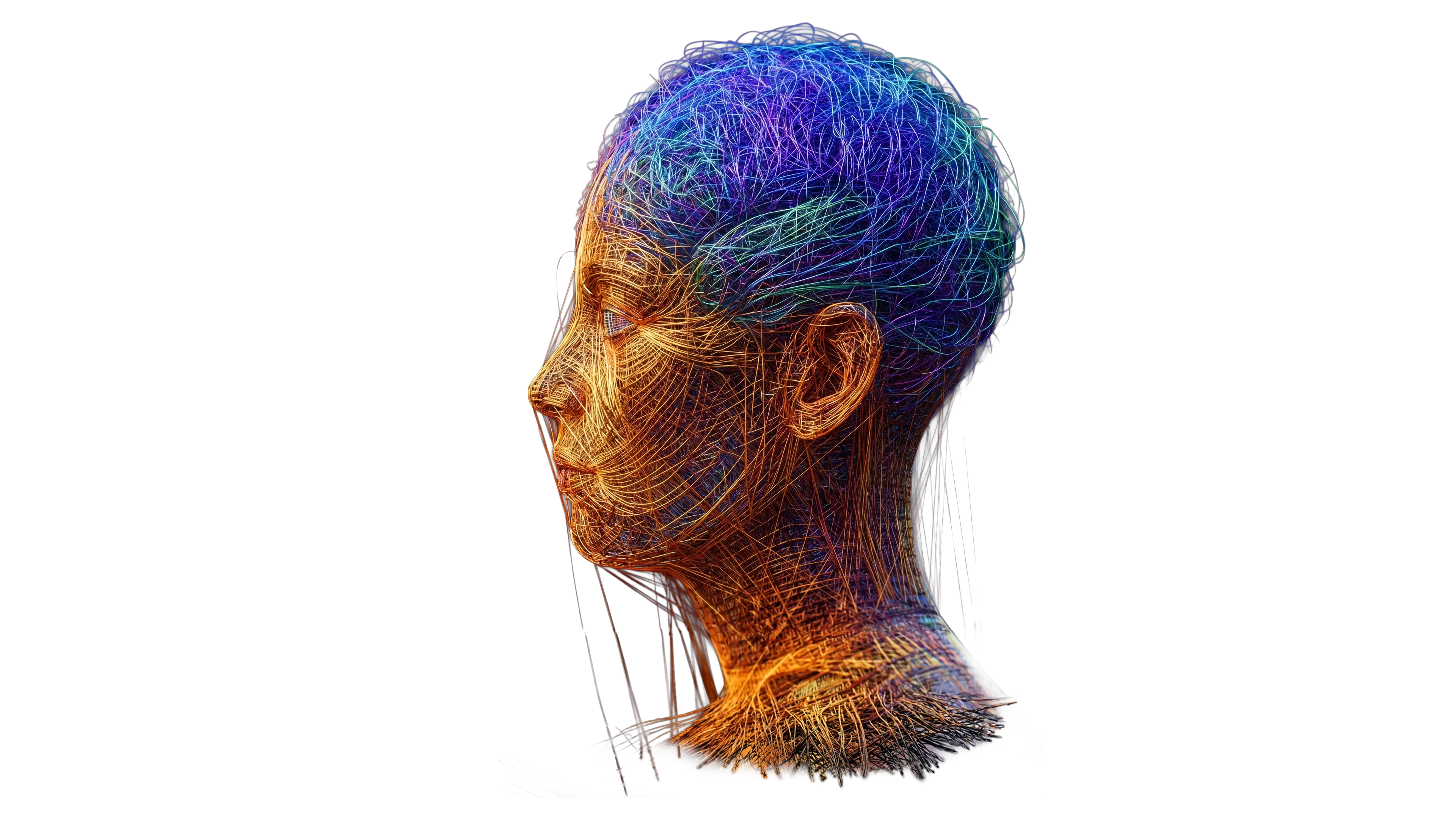 Abstract AI-themed workspace used as AI page hero imagery