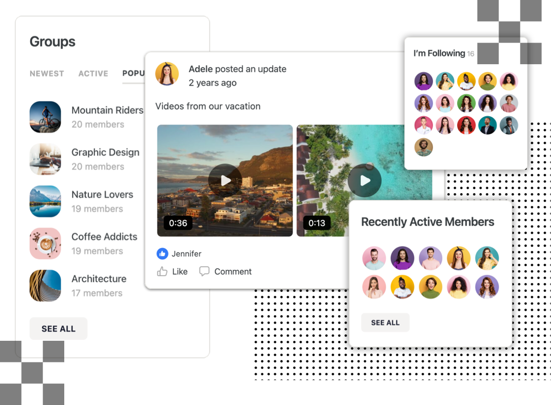 Community Features Images