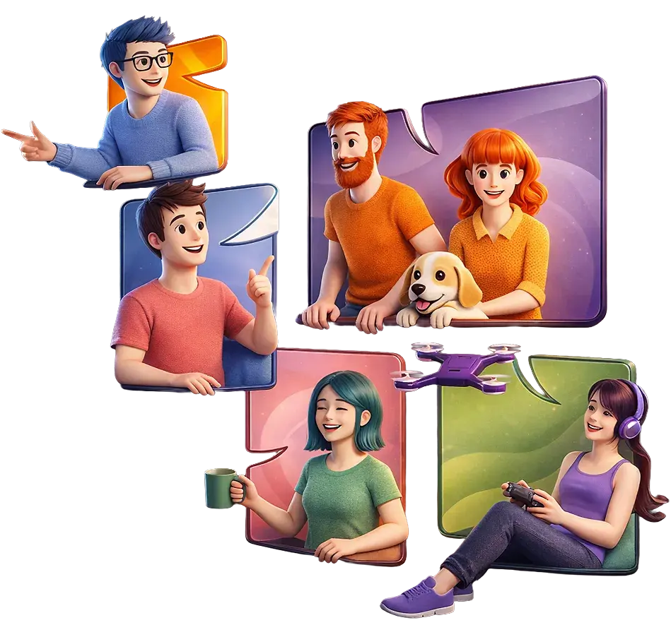 People discussing in a community setting